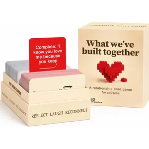 What We Have Built Together - Couples Card Game, Perfect for Valentine's Day