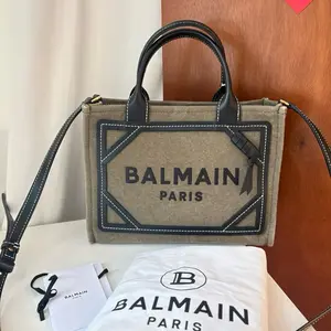 Pre-owned Balmain canvas Crossbody Bags tote crossbody