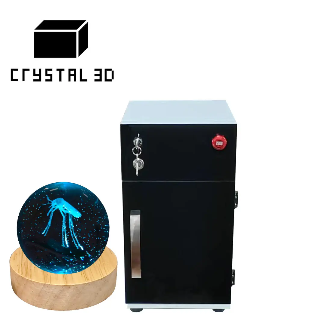 Crystal 3D Inner Engraver-New Easy-to-Operate Laser Engraving Machine for Crystal/Metal/Glass/Acrylic Portrait Gift