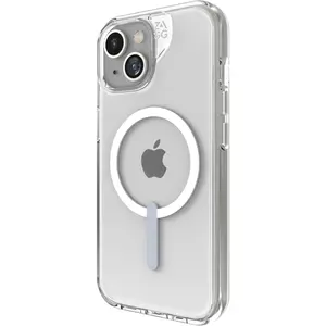 ZAGG Crystal Palace Snap iPhone 15 Clear Phone Case - Drop Protection (13ft/4m)  Durable Graphene  Anti-Yellowing  and Scratch-Resistant MagSafe Phone Case