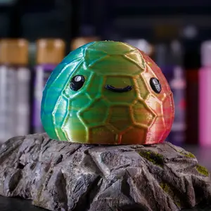 3D printed mosaic Slime 3D Printed artistic Desk Decor - Unique Hand Painted Design, High-Quality Slime and perfect gift for slime rancher fans