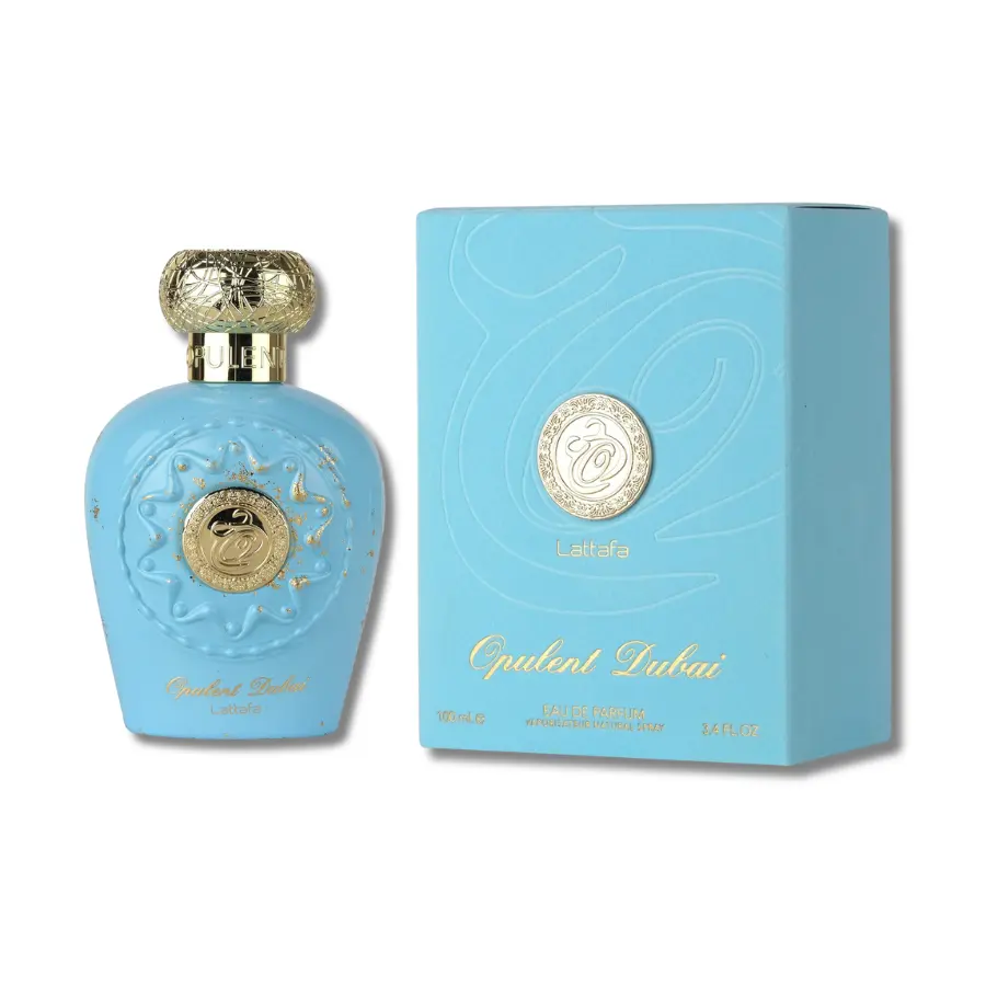 Lattafa Opulent Dubai EDP Liquid Perfumes, Unisex Citrus Floral Scent with Jasmine, Oud & Amber Notes, 3.4 fl oz Bottle, Floral Citrus Scent, Perfume For Sale, Fragrances, Adults, Oud Unisex Fragrance