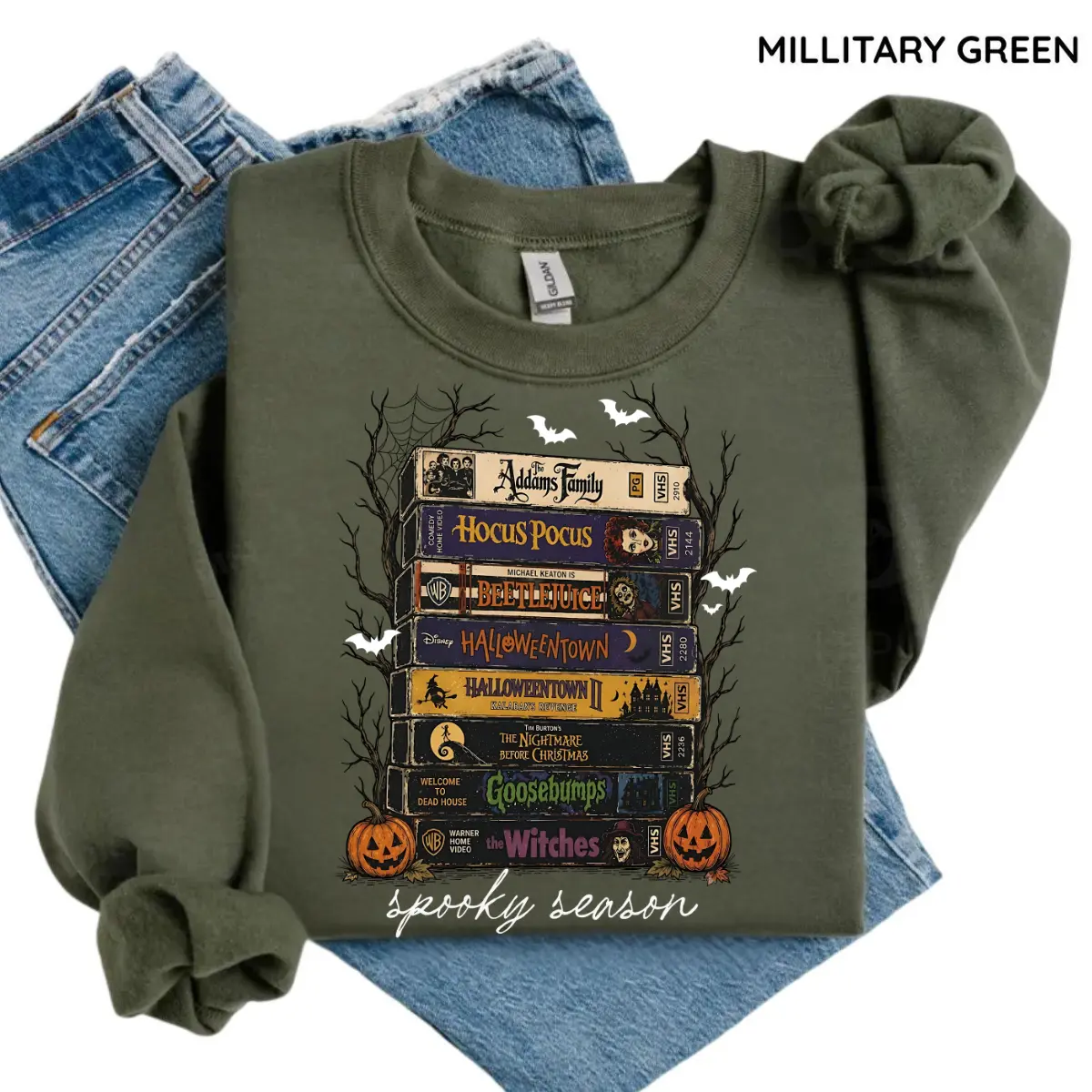 Vintage Halloween Movie Sweatshirt, Spooky Season Crewneck, Retro Horror Movie Sweatshirt, Scary Movie Graphic Pullover, Halloween Film Lover Crewneck, Fall Horror Sweatshirt