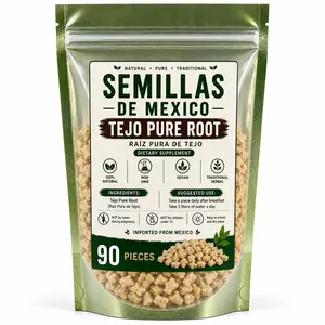 Semillas De Mexico - Tejo Pure Root – 90 pcs  – Natural Plant-Based Dietary Supplement for Metabolic Balance & Digestive Wellness Detoxing – 100% Pure Botanical Root Extract Detox – Imported from Mexico