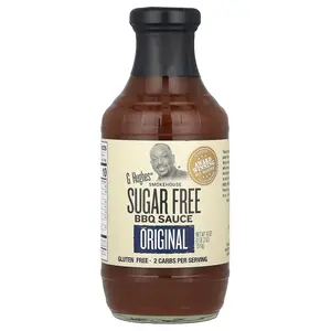 G Hughes Sugar Free BBQ Sauce, Original, 18 oz (510 g)