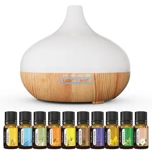 500ML Essential Oil Diffuser, Ultrasonic Aromatherapy Diffuser Mist Humidifier with 14 Color Lights, Auto Shut-Off for Office Home Bedroom Living