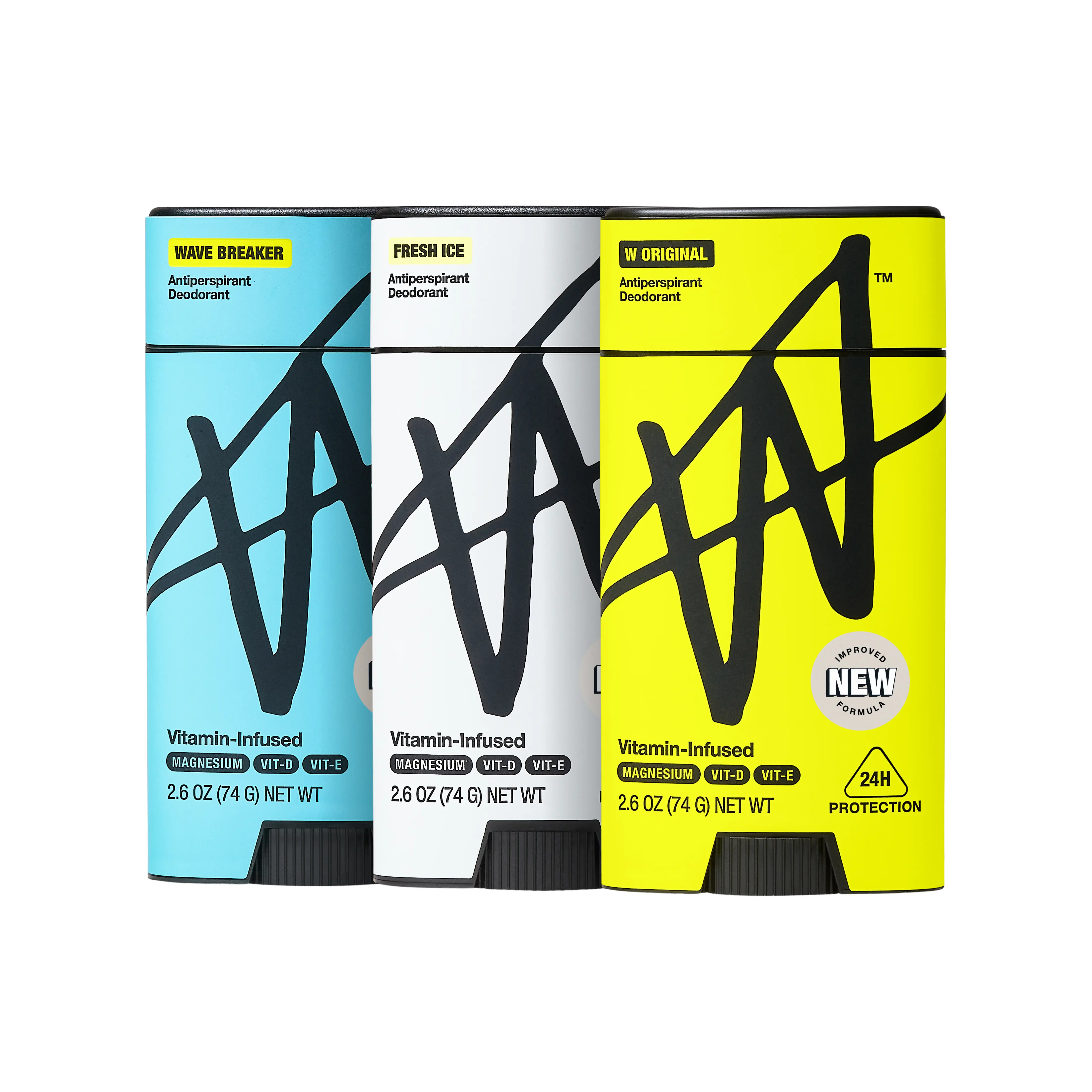 W Deodorant – 24HR Sweat Protection, Odor Control & Smooth Glide