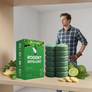 Rodent Repellent Balls for Indoor & Outdoor Use, Mouse Deterrent with Fresh Scent, Protect Furniture, Garage, Cabinets and Storage Areas from Chewing