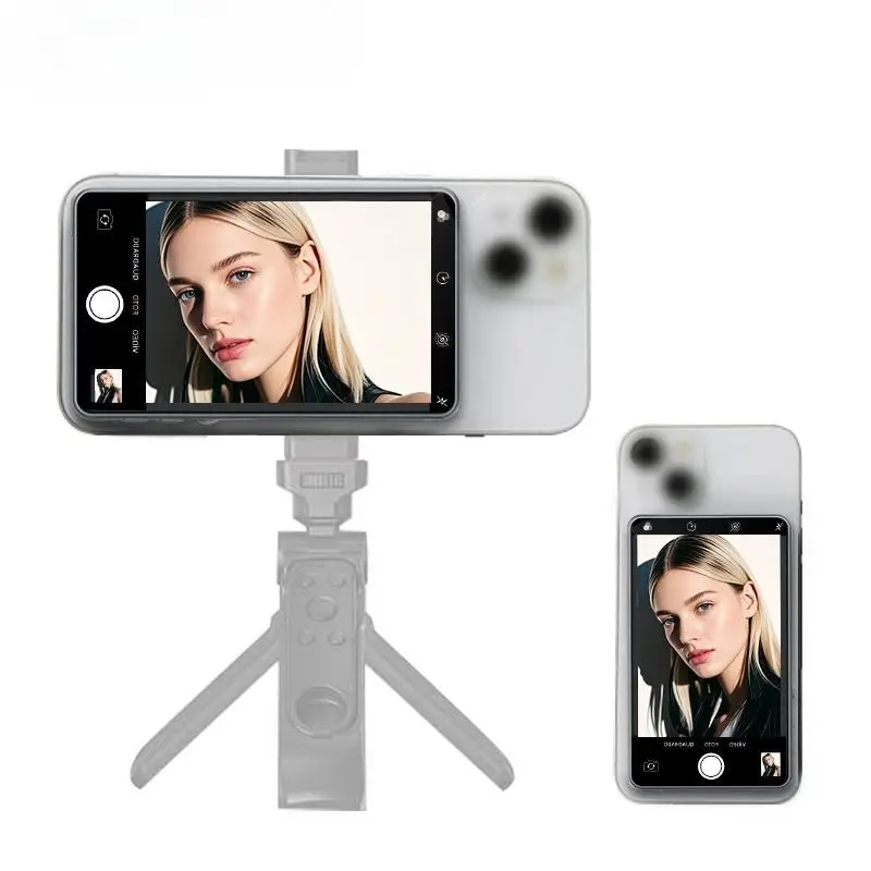 Vlog Selfie Monitor Screen Only For Iphone & Sa.Msung, With Magnetic Phone Holde...