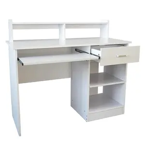 Computer Desk Study Writing Desk, Wooden Home Office Workstation PC Laptop Table with Drawer Shelf Keyboard Tray,Laptop Desk, bedside cabinet Wood console Table, reclining Desk