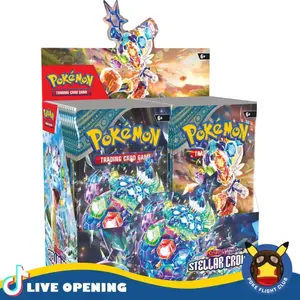 Pokemon English SV07 Stellar Crown Booster CARDS LIVE OPENING