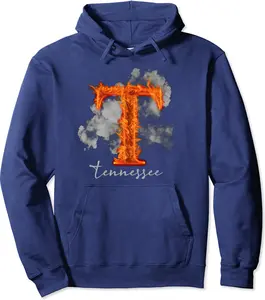 Tennessee TN Orange Print Design, Tennessee Lovers Outfits Pullover Hoodie