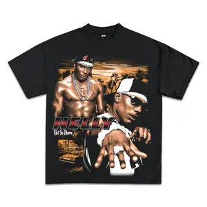 Nelly Graphic T-Shirt, Crewneck Cotton Made In USA