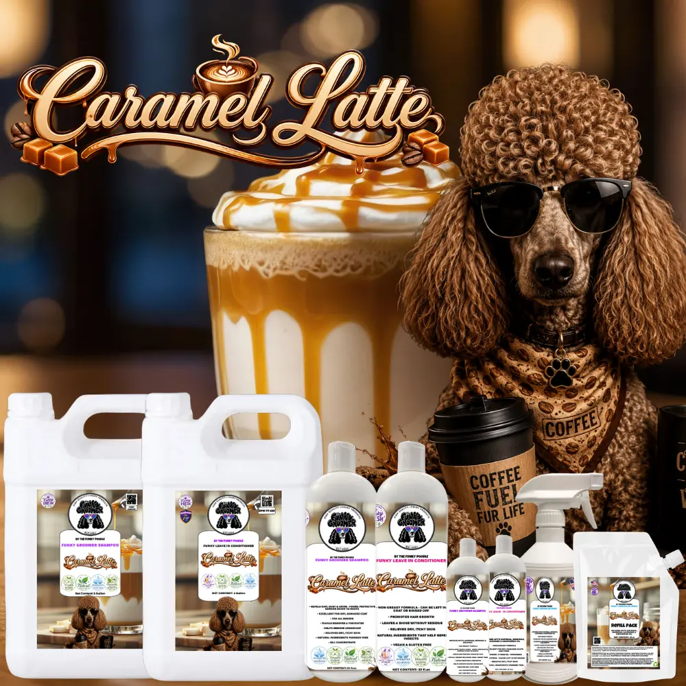 The Funky Groomer - Caramel Latte Shampoo & Conditioner
