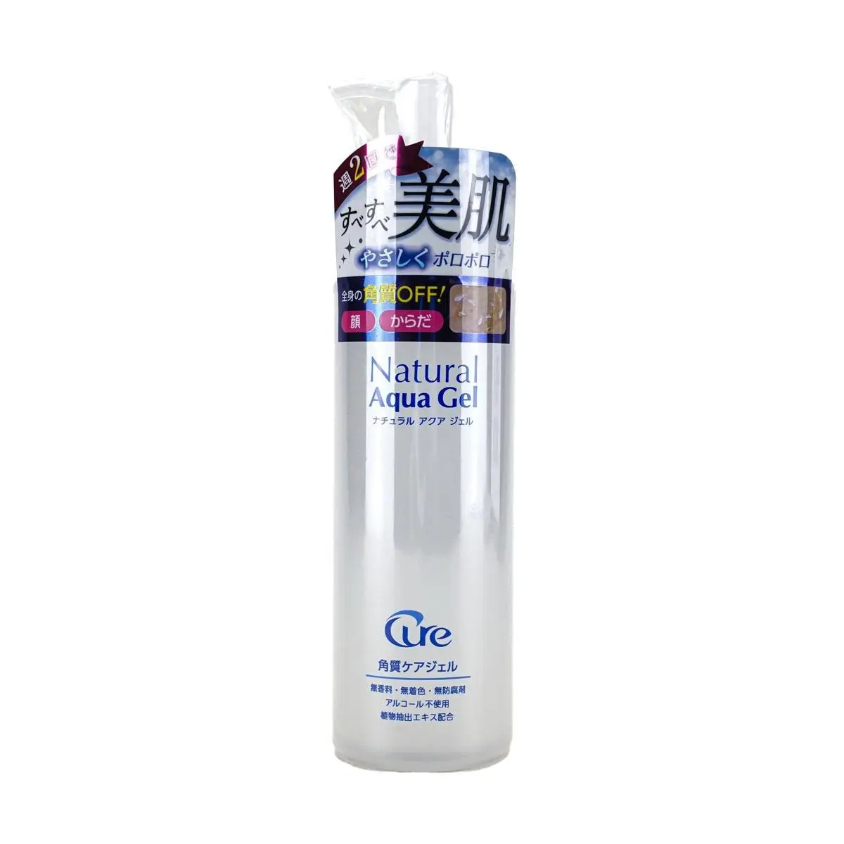 TOYO LIFE CURE Natural Aqua Mild Gel Exfoliator 250ml For Sensitive Skin