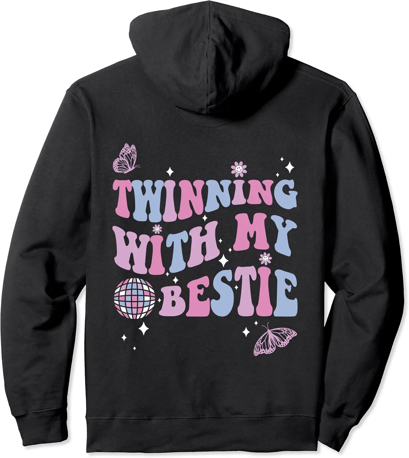 Twin Matching Twins Day Friend Twinning With My Bestie Twin Pullover Hoodie - Dilpreetka Shop 83B0CKGMXQ3B