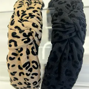 CHEETAH KNOTTED HEADBAND