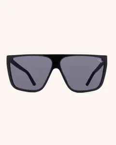 DEZI TYPE B - Oversized Square Flat Top Sunglasses