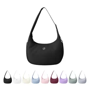 Babysun Mini Shoulder Bag for Women Fashion Nylon Crescent Bag Underarm Shoulder  Bag Simple Handbag Small Tote Bag Purse Valentine's Day gift