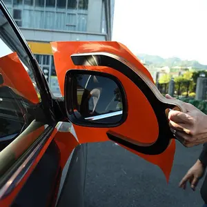 KUNAISI Car Vinyl and Window Tint Installation Accessories, Rearview Mirror Film Support Wood Frame, U-Shaped Wooden Film Holder, Thin Film Fixing Board, Suitable for Car Film Application
