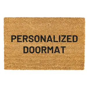 PERSONALIZED Doormat - custom doormat - personalized message - welcome doormat - funny doormat