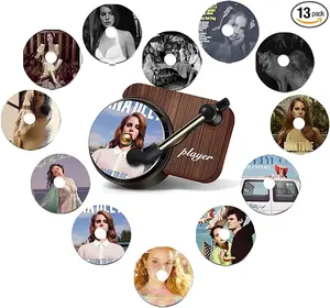 13pcs Lana Albums Car Air Freshener-Record Player Design Air Freshener Gifts for Lanatics Decoration