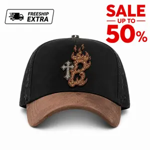 Barbas Hats "B Across" – Viral TikTok Streetwear Trucker Hat