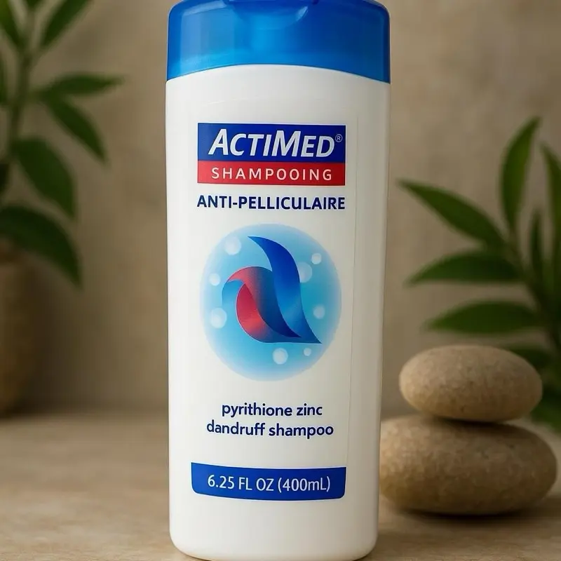 Actimed anti pelluculaire shampooing 6.25 FL oz 400 ml pyrithione zinc Dandruff Sampoo for hair care