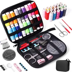 86-piece basic sewing set - needlework set including sewing supplies, scissors, needle threader, seam ripper and accessories for adults, children and beginners, Sewing Tools
