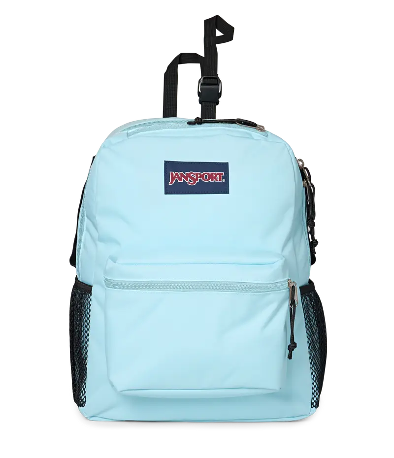 JanSport Central Adaptive School Backpack, 21L, Water Bottle Pocket, Recycled Polyester, Sky High Blue