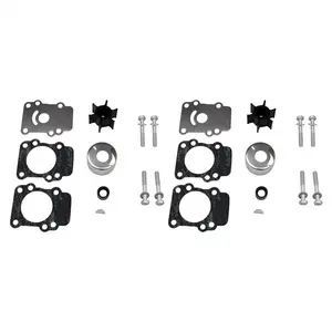 2X Water Pump Impeller Kit with Impellers, Compatible with Yamaha 9.9 Hp, 15 Hp Outboard Motors, Part Numbers 682-W0078-A1-00, 18-3148, Includes Impellers
