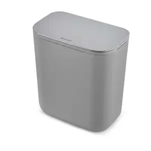 9L/2.4 Gal Odor-Proof SS Lid Compost Bin - Hook, Hanging Space-Saving Kitchen Trash.