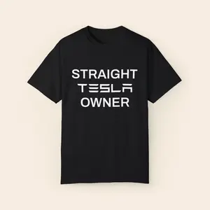 Funny Tesla T-Shirt, Humor Tee for Men, Trendy Menswear tshirts, Meme merch