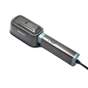 REDHUT Gament steamer for clothes, 3 in 1 Handheld steamer and lron, 15s Fast Heat-Up,1000W power,100-240V Dual Voltage,60ML Water Tank,Large Rotatable Panel, Travel-Friendly clothes lron