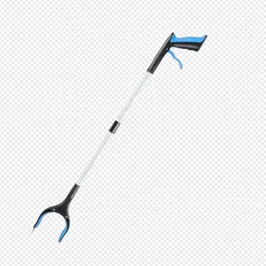 Ergonomic garbage grabber with rotating claws, a lightweight yet heavy-duty reaching tool for the elderly, suitable for household cleaning and practical gadgets, available in multiple colors