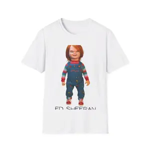 Chucky as Ed Sheeran Funny Parody Light Color Tee - T-Shirt - Shirt