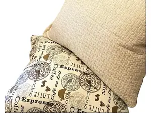 Cafe Latte Expresso Pillows set of 2(22in x 22in)