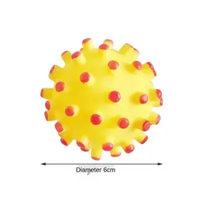 Spike Ball | Bright and Squeaky Chew Toy