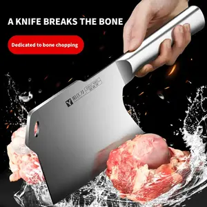 The Thickened Bone-cutting Knife All-steel Bone-cutting Knife and Axe Knife Are Suitable for Use in Slaughterhouses and Kitchens