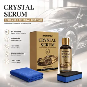 100ML PTZ Graphene Ceramic Coating (Ceramic Coat), 9H+ Advanced Crystal Serum for Cars, Professional Detailing & Paint Protection, High Gloss, User-Friendly Bottle with High-Quality Sealing Agent, Anti-Aging UV Metal Primer New Formula