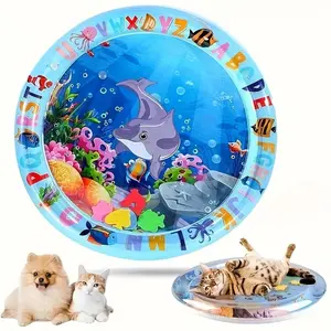 Pet Summer Cooling Mat Comfortable Inflatable Design for Cats & Dogs, Upgraded Soft Material For Better Sleeping, Ideal for Indoor and Outdoor Use,Inflatable Mattress Bed For Cats And Dogs ,