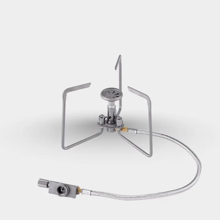 Fire Maple Petrel Titanium Ultralight Camp Stove - 95.5g, 2.7kW Output, Copper-Aluminium Alloy, Stainless Steel, Compact, Remote Canister Stability, Ultralight Freedom, Fire Maple Lab Tested, Camping Cooking Use