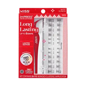 Impress Falsies Long Lasting Holiday Lashes - Demi Edgy