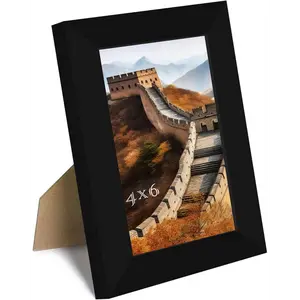 Picrit 11x14 Picture Frame, Photo Frame for Wall Mounting Display, Black