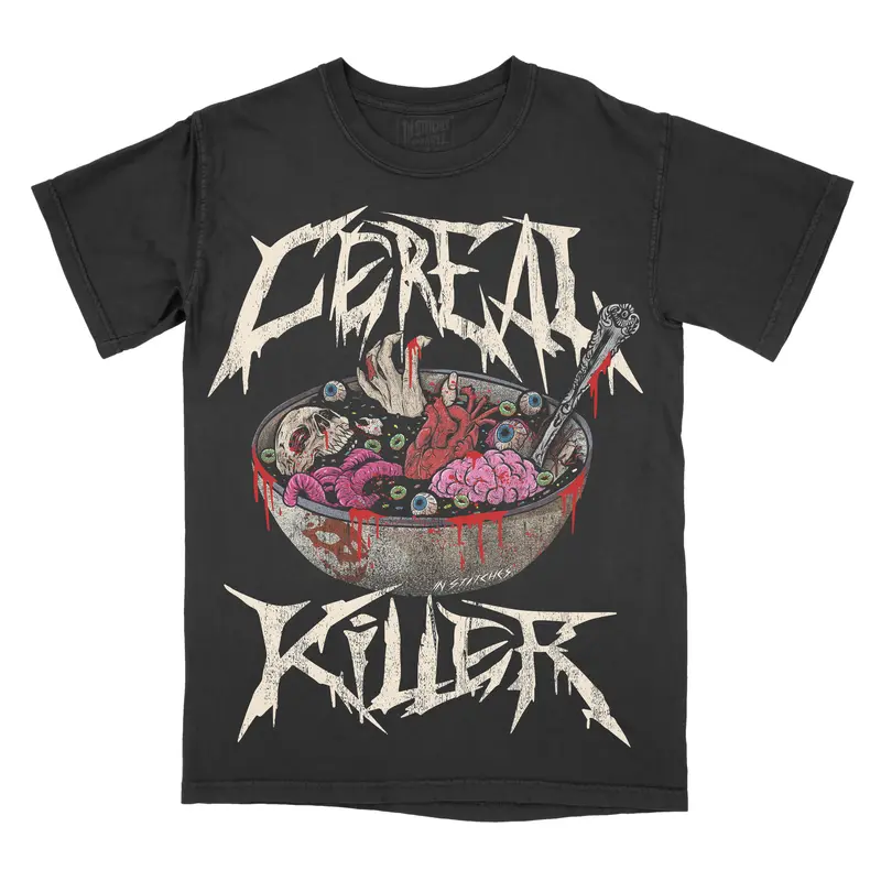 Cereal Lover Comfort Colors Unisex T-shirt Gothic Alternative Fashion