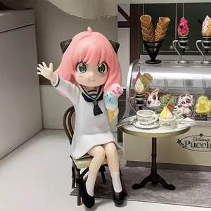 Collectible Anime Character Scene Figurine, Cute Anime Doll Collectible Statue Model Toy, Ideal Gift for Anime Fans, PVC Collectible Statue, 1pc