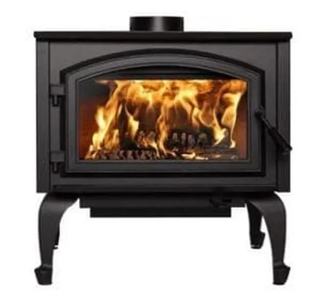 Es Gateway 2300 Freestanding Metallic Black Wood Burning Stove