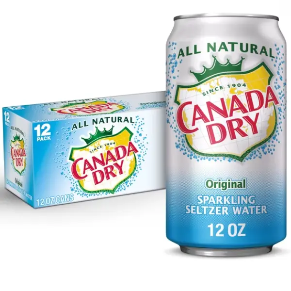 Canada Dry Original Sparkling Seltzer Water – Refreshing Carbonated Beverage
