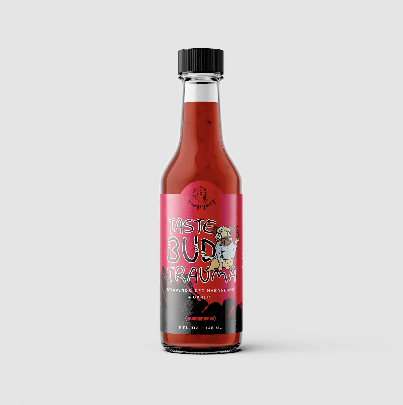 Taste Bud Trauma Hot Sauce - A Fiery Heat with Surprise Sweetness