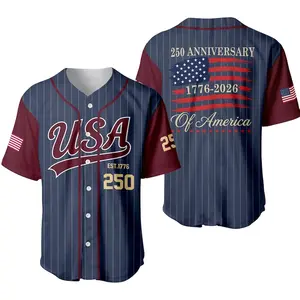 USA250thAnniversaryBaseballJersey,USA1776-2026PatrioticJersey,FourthofJulyButtonUpBaseballShirt #   TikTokMadeMeBuyIt #   USA250 #   PatrioticEagle #   1776To2026 #   Independence Day #   AmericanPride #   250th Anniversary # Baseball Jersey